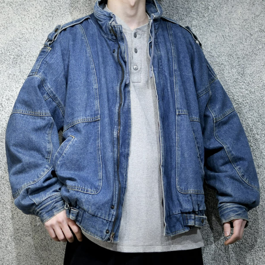 design denim blouson