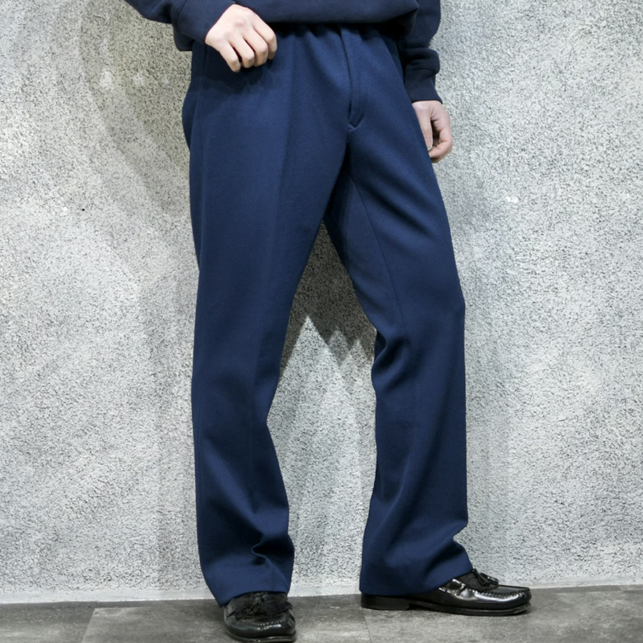 70's navy flare slacks