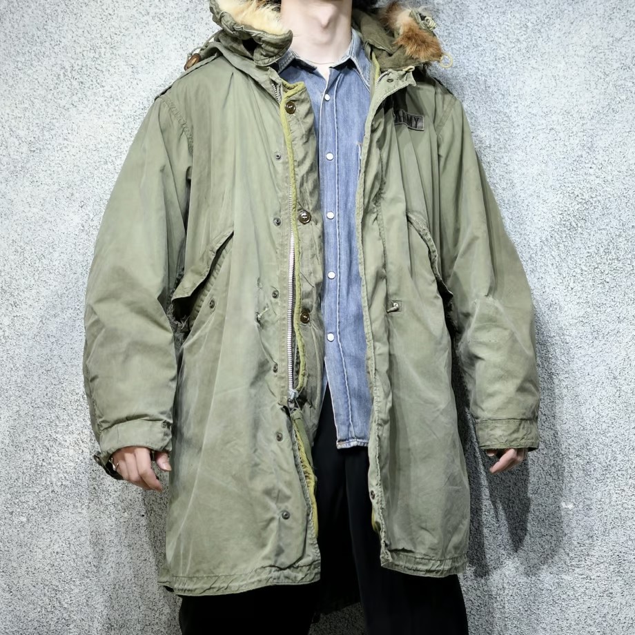 50's~ usarmy m-51 fishtail parka